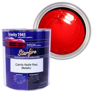 Gallon Candy Apple Red Metallic Acrylic Lacquer Paint