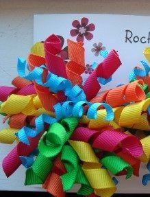 Toddler Girl Korker Hair Bow Candy Shop Bright Colors