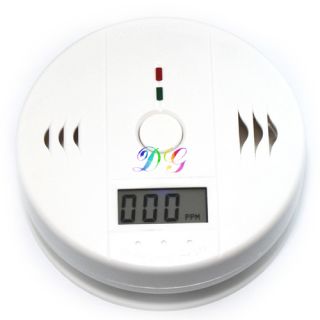 S5M LCD Co Carbon Monoxide Detector Poisoning Gas Fire Warning Alarm 