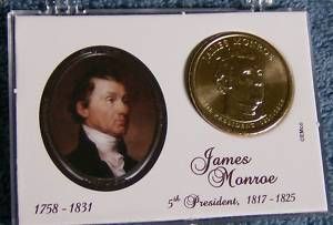 2008D James Monroe 5th Presidential Dollar
