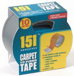 10 M Carpet Floor Rug Binding Double Sided Tape Adhesive Free Postage 