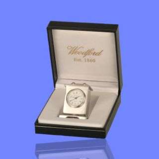 Chrome Plated Miniature Classic Carriage Clock Mantel Clock Sale Price 