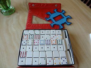 Dominoes Mexican Train Game Double 12 Set
