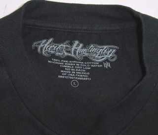 Carey Hart and Huntington Tattoo T Shirt Sz Mens L Black