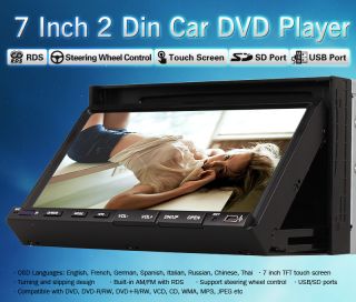   Screen in Dash Car Stereo DVD Player Hitachi CD Head Camera
