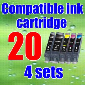 20 Ink Cartridges for Canon PIXMA iP3600 MP560 MP620 Printer PGI 220 