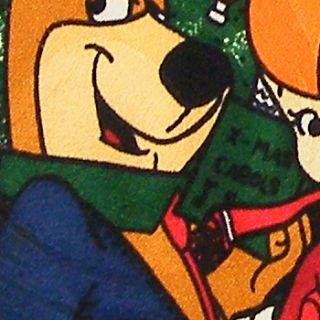 Cartoon Network Christmas Flintstones Jetsons Yogi Doggie Silk Neck 