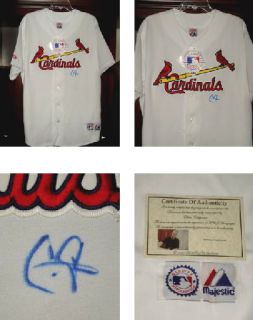 Chris Carpenter Autographed Jersey Cardinals w Proof