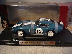 Carroll Shelby Autographed Signed Signature 1965 Blue Cobra Daytona 