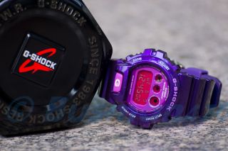 Casio DW 6900CC 6 G Shock Purple Color Series Watch 100% Original