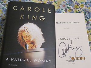 Carole King Signed Book A Natural Woman
