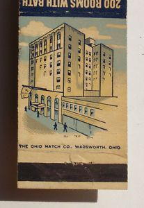 1950s Matchbook Hotel Elizabeth Carteret Elizabeth NJ