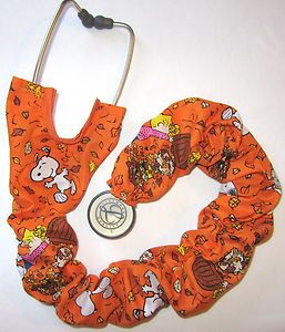 Stethoscope Cover Fun Cartoon Character Prints Scrub Nursing