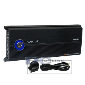 Planet Audio BB1400 1 Monoblock Car Amplifier 1900W 636210102526 