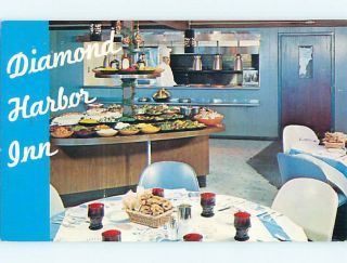   1980 Diamond Harbor Inn Restaurant Cassopolis Michigan MI U4953