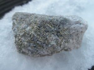 Pyrite Fools Gold on Quartz from Graves MT Georgia