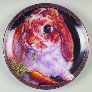 bradford exchange bunny tales 1997 carrot top plate