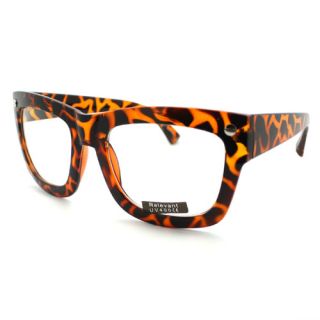 Oversized Cat Eye Wayfarer Eyeglass Frame Chic Fashion New Tort Clear 
