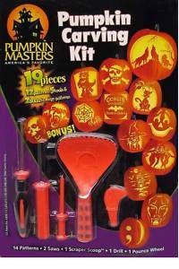 Halloween Pumpkin Master Carving Kit 14 Patters 5 Tools