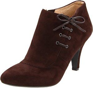 Naturalizer Brown Leather Bootie Carmen
