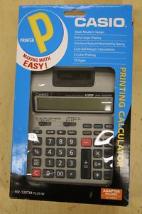 Casio HR 100TM 2 Color Printing Calculator 79767174835