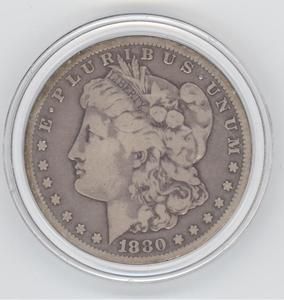 1880 CC Morgan Silver Dollar Cason City Mint 90 Silver