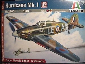 48 Hawker Hurricane MK I New Italeri Kit