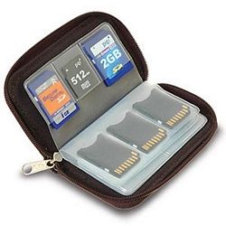 SD SDHC Digital Camera Memory Card Organizer Carrying Case Wallet HC 
