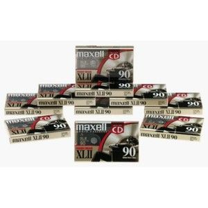 New 10 Pack Maxell XLII90 Cassettes High Bias Unopened