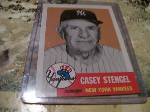 325 1991 Topps Archives Baseball 1953 Casey Stengel Manager