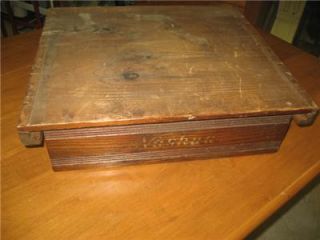 1800s nashua wooden till cash register drawer