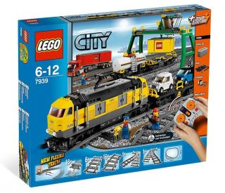 Lego City Cargo Train Model 7939 Railway Remote Control 9V Electric 