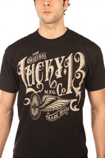 Lucky 13 Apparel Mens The Original limited edition T Shirt. 100 