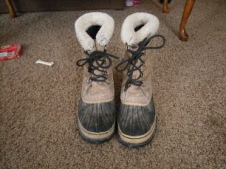mens sorel caribou winter pac snow boots 13