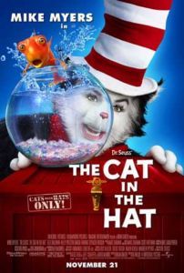 Cat in The Hat 2 Sided Movie Poster Mike Myers