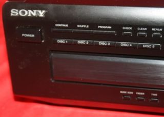 Sony CDP CE405 5 Disc CD Changer s N 5683