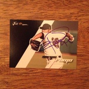 2008 Just Minors Autographed Sergio Romo SF Giants