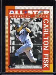 1990 Carlton Fisk All Star Topps Card Perfect