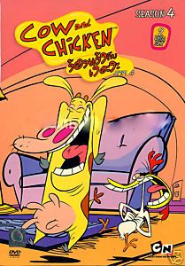 Cow and Chicken Season 4 Cartoon Network Lunacy 282min 2 DVDs