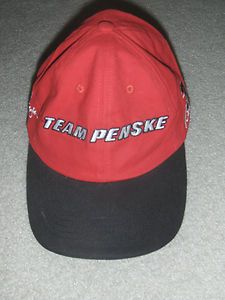 HELIO CASTRONEVES & SAM HORNISH JR 2004 TEAM PENSKE HAT CAP Indy 500 