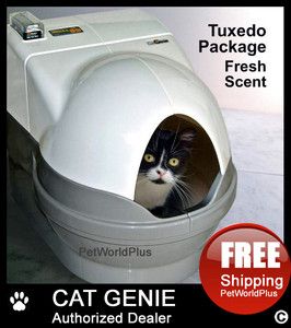 CAT GENIE 120 Self Cleaning Washing Litter Box  DELUXE