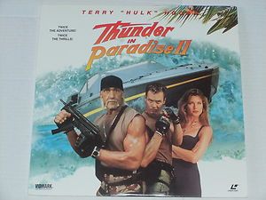 Thunder in Paradise 2 Laserdisc Carol Alt Terry Hulk Hogan Very RARE 