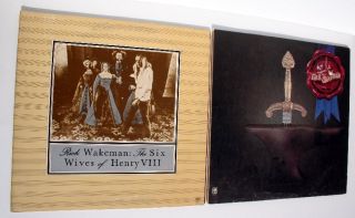 RICK WAKEMAN   2 VINYL LP ALBUMS   GOOD CONDITION
