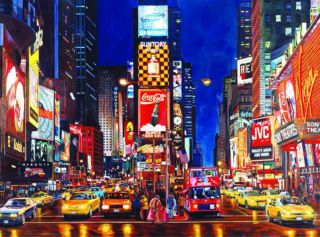   Times Square Art Ken Keeley 1000 Piece Jigsaw Puzzle Ceaco New