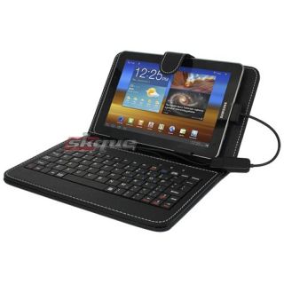 Leather Case Stand USB Keyboard Touch Screen Pen for Asus Google Nexus 