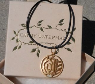 Way Iconic $3 300 Cathy Waterman 22K YG Love Pendant Necklace