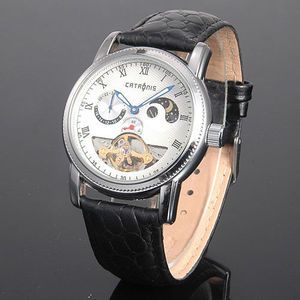 Catronis Automatic Mechanical Mens Ladies Moon Phase Wrist Watch Gift 