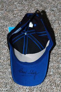 CARROLL SHELBY MUSTANG COBRA EMBLEM AUTOGRAPHED HAT   NEVER WORN AND 