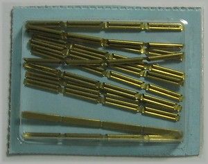 Atlas HO Scale 54 Code 100 Rail Joiners Brass Qty 48 per Pack