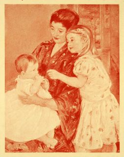   Children Motherhood Mary Cassatt Female Painter Artist Art